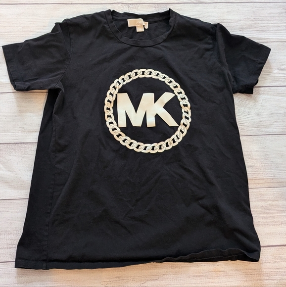 MICHAEL Michael Kors Tops - Michael by Michael Kors black and white logo T-shirt. Size medium.